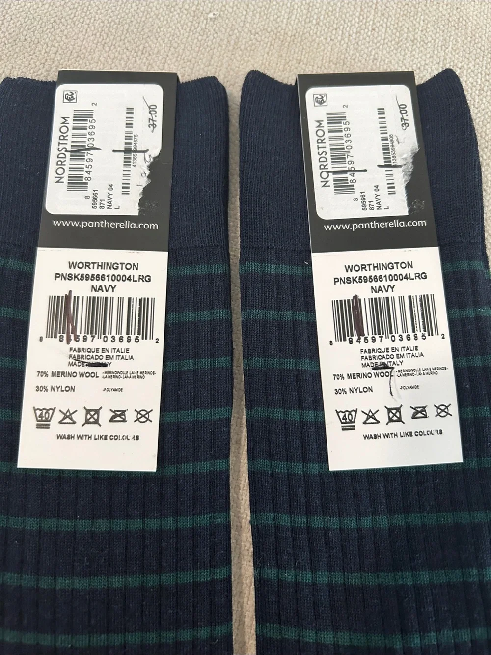Pantherella new tags